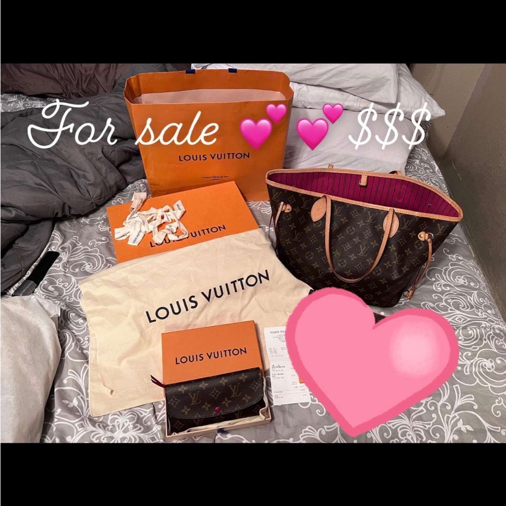 LV NEVERFULL MM WITH LILLY WALLET
